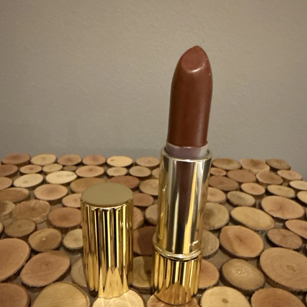 Estee Lauder Maplesugar  All Day Long Lipstick Gold Case New Old Stock‎